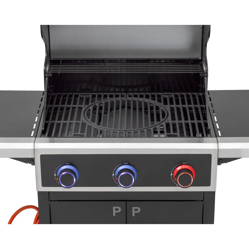 Gasgrill 'Keansburg 3' schwarz/edelstahlfarben 128 x 114 x 63 cm