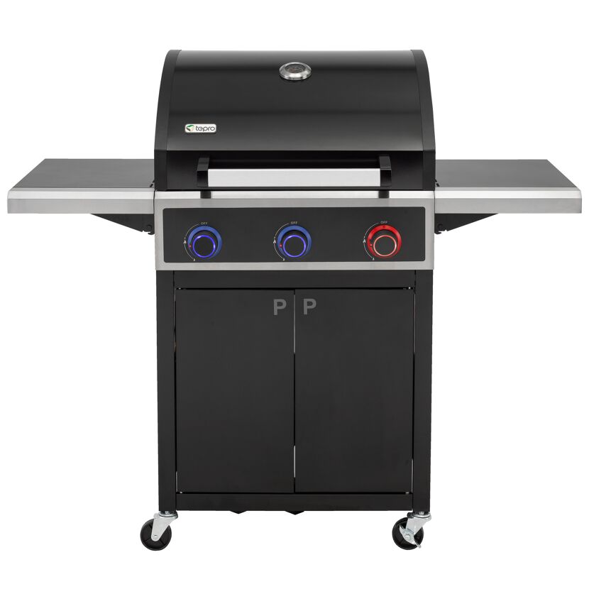 Gasgrill 'Keansburg 3' schwarz/edelstahlfarben 128 x 114 x 63 cm