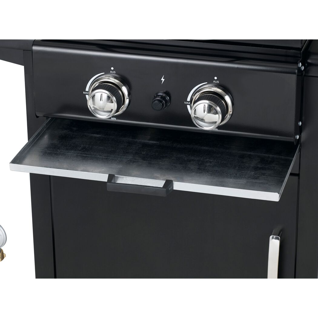 Gasgrill 'Mayfield 2' schwarz 112 x 100 x 58 cm