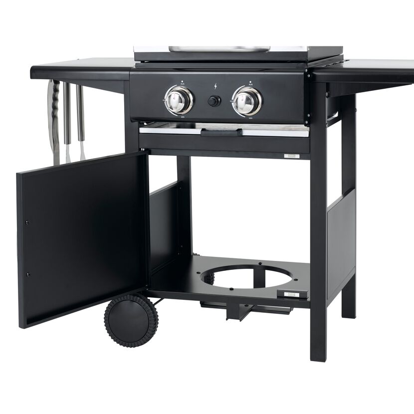 Gasgrill 'Mayfield 2' schwarz 112 x 100 x 58 cm