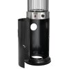 Gas-Feuerstelle 'Ventura' schwarz/silbern Ø 53 x 176 xm