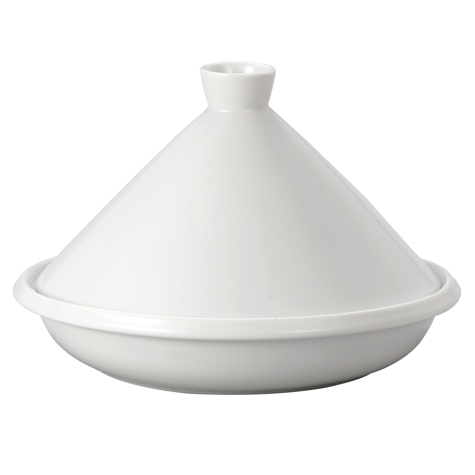 Tajine 'L' Keramik weiß 35 x 23,5 x 35 cm