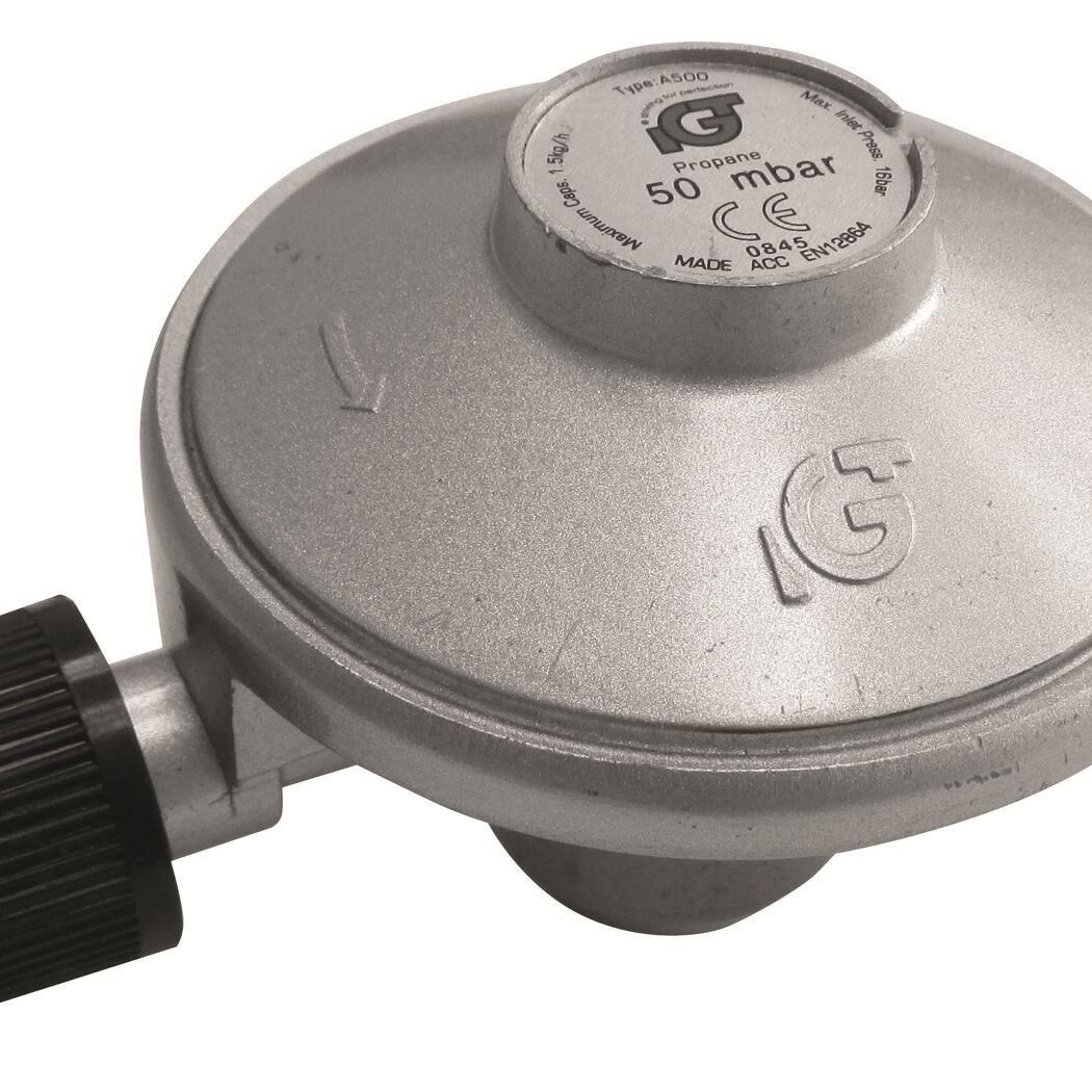 Druckregler für Gaskartusche 50 mbar
