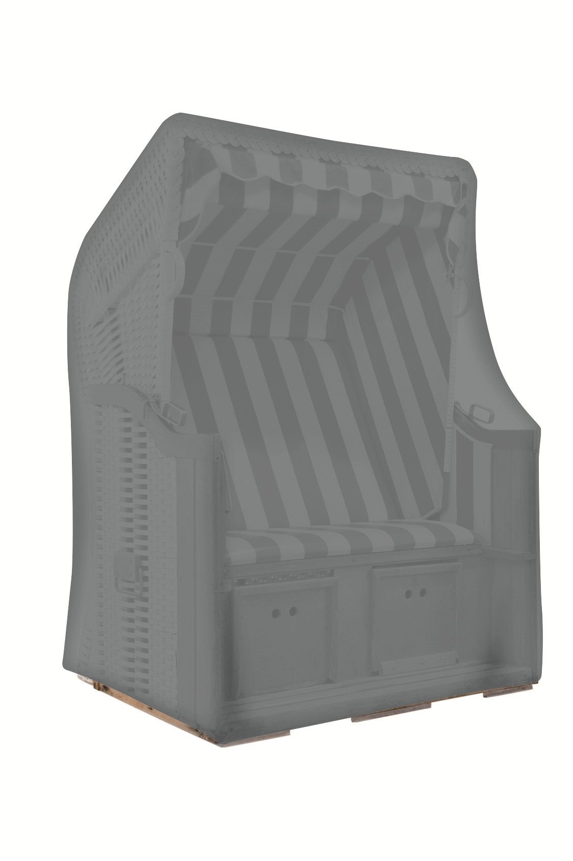 Abdeckhaube 'Universal' schwarz für Strandkorb klein 130 x 170/135 x 100 cm