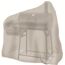 Abdeckhaube 'Universal' beige für Smoker mittel 125,7 x 119,4 x 73,7 cm