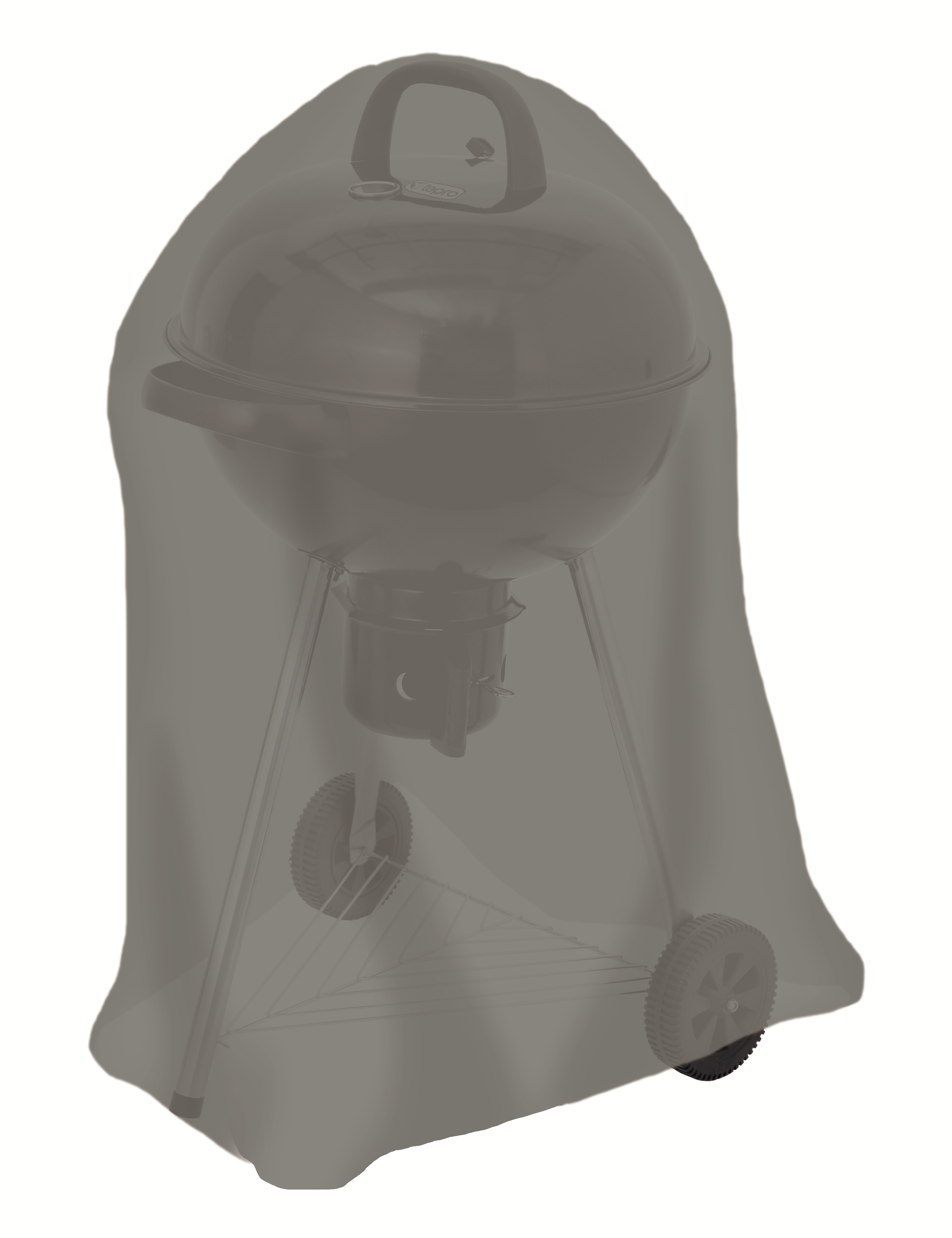 Abdeckhaube 'Universal' beige für Kugelgrill groß Ø 73 x 90 cm