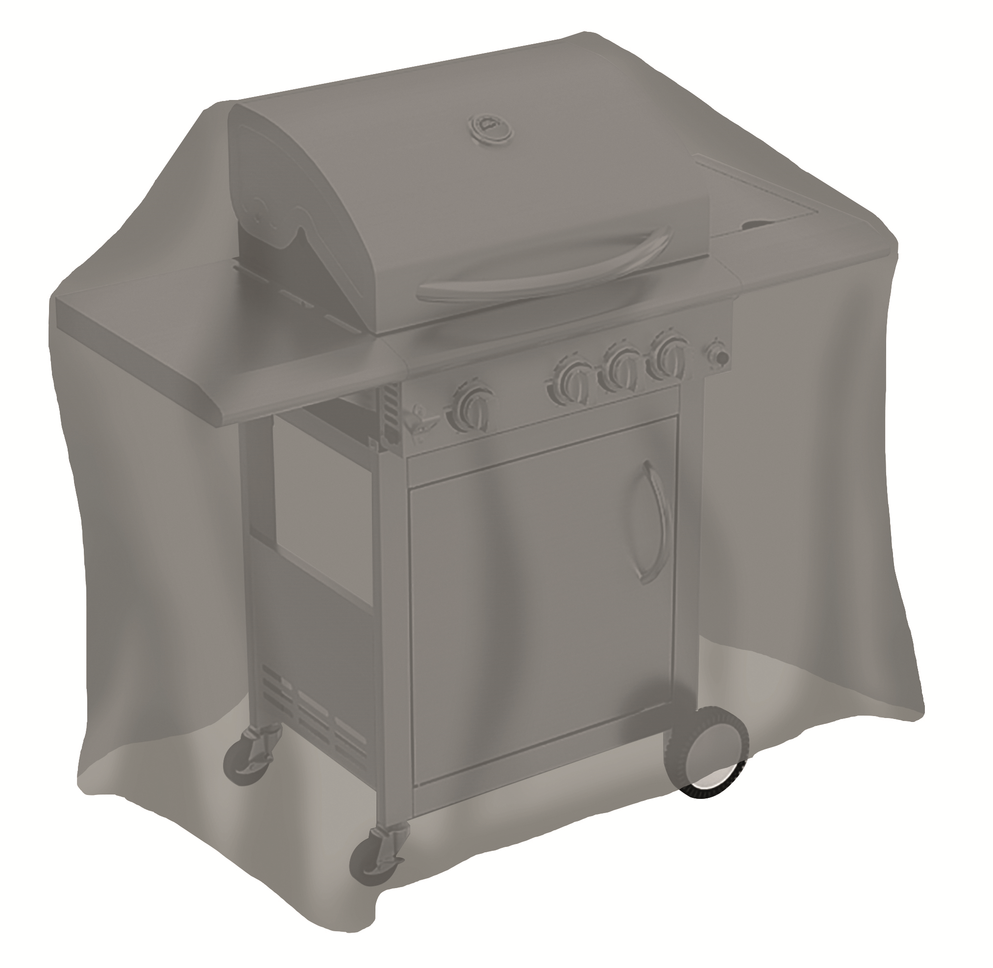 Abdeckhaube 'Universal' beige für Gasgrill mittel 130 x 100 x 65 cm