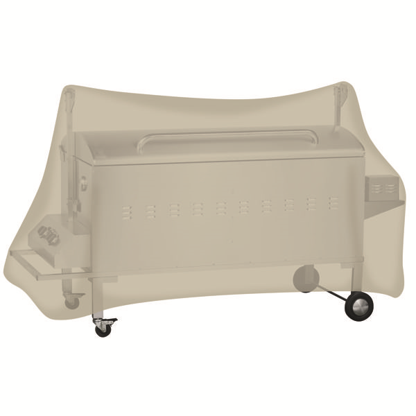 Abdeckhaube 'Universal' beige für Spanferkel-,Lamm- und Hähnchengrill 209 x 76 x 69 cm