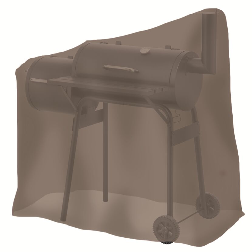 Abdeckhaube 'Universal' taupe für Smoker klein 114 x 109,2 x 66,4 cm