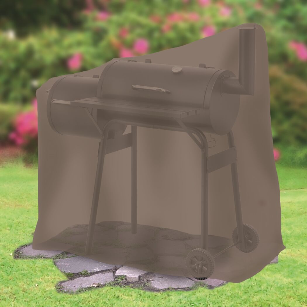 Abdeckhaube 'Universal' taupe für Smoker klein 114 x 109,2 x 66,4 cm