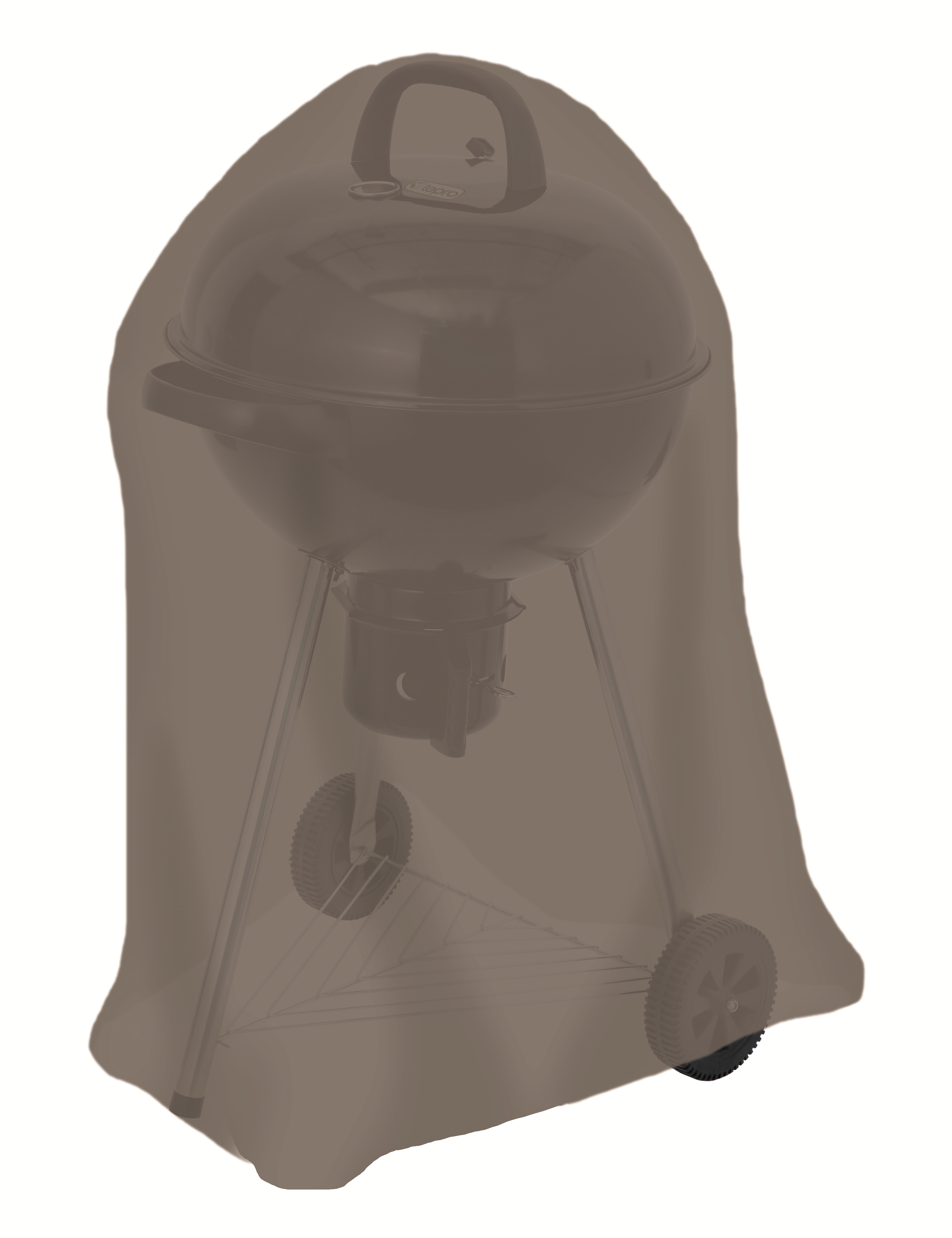 Abdeckhaube 'Universal' taupe für Kugelgrill klein Ø 57 x 85cm