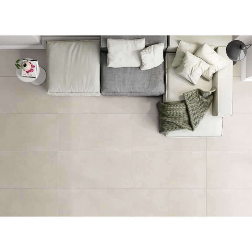 Bodenfliese 'Noa' Feinsteinzeug beige 60 x 120 x 0,82 cm