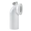 Weisser WC-Ablaufbogen 90 Grad DN 40 und DN 50