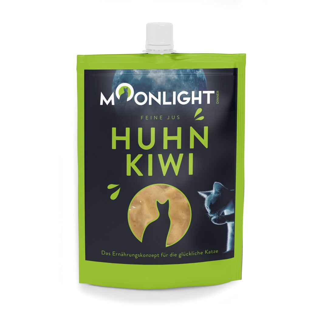 Katzensnack 'Feine Jus Huhn mit Kiwi' 60 g