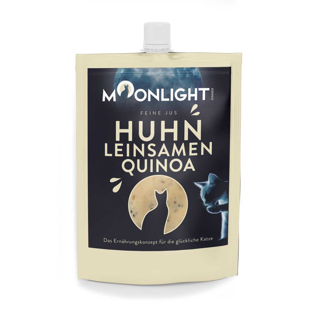 Katzensnack 'Feine Jus Huhn mit Leinsamen' 60 g