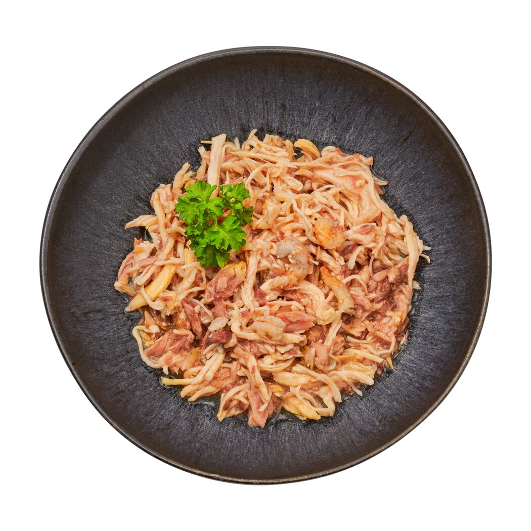 Katzennassfutter 'Nr. 3 Thunfisch Huhn Shrimps Tintenfisch' 80 g