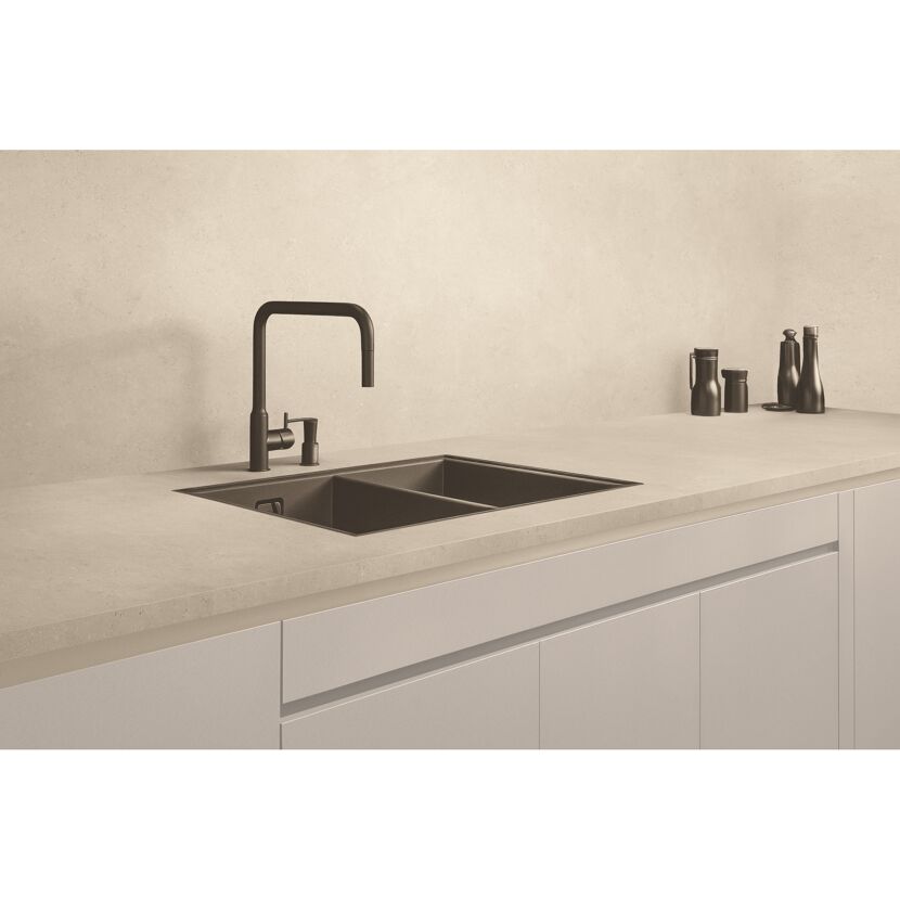 Arbeitsplatte 'Basanit Sand K2875' beige/sandfarben 900 x 4100 x 38 mm