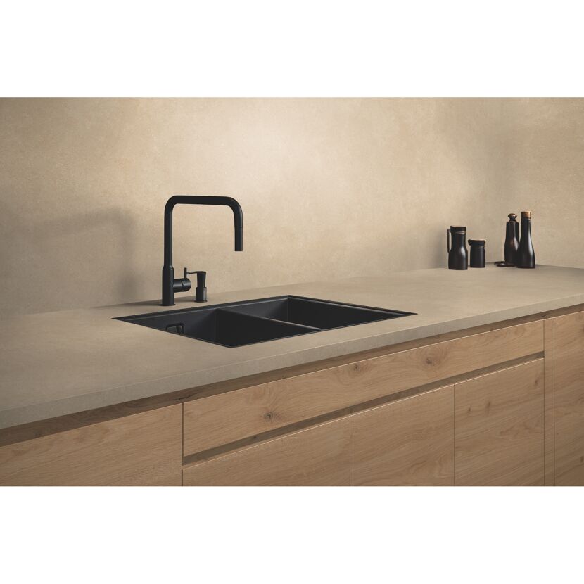 Arbeitsplatte 'Basanit Beige K2876' beige/sandfarben 900 x 4100 x 38 mm