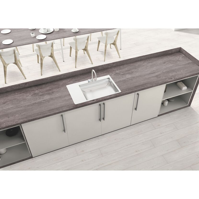 Arbeitsplatte 'Travertin Toscana K2780' beige/sandfarben 900 x 4100 x 38 mm