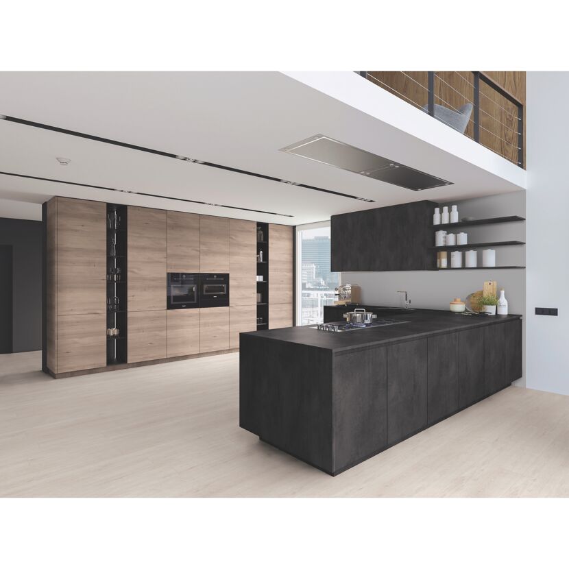 Arbeitsplatte 'Beton Art Infinity 42238' grau 900 x 4100 x 38 mm