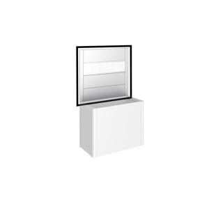 Sichtschutz zu 'HochBeet' 4 x 1 m mit Acrylglas silber-metallic