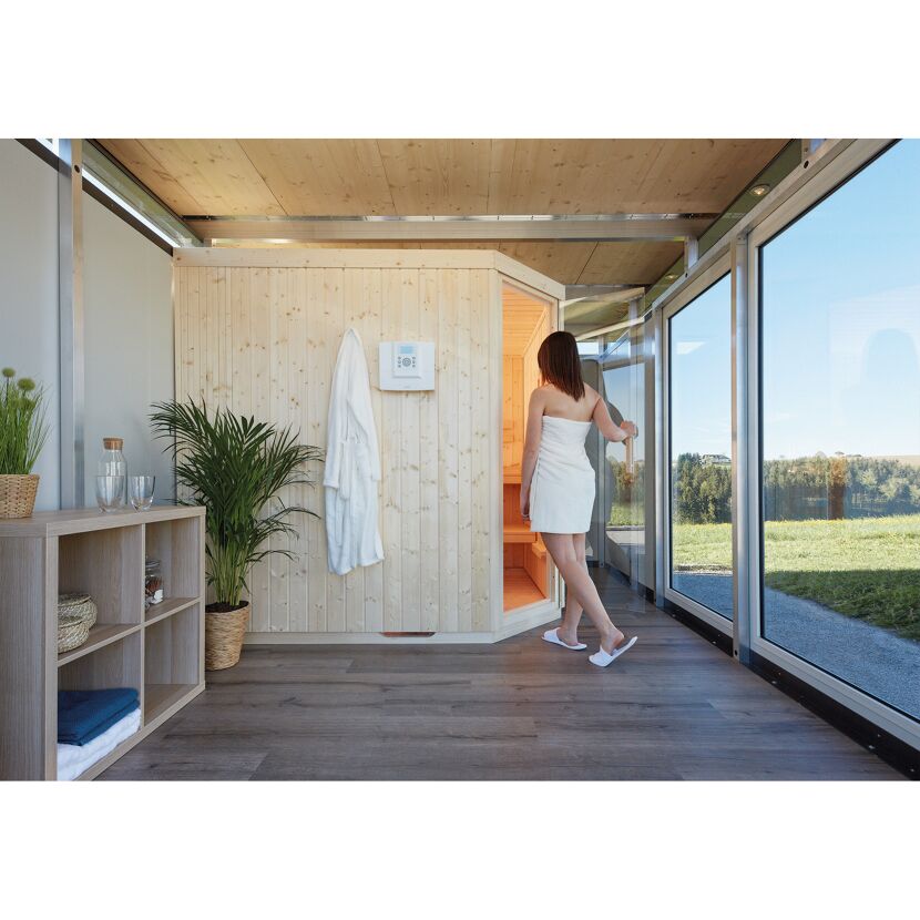 Sauna 'Thermarium' für Gerätehaus 'CasaNova' Türanschlag rechts