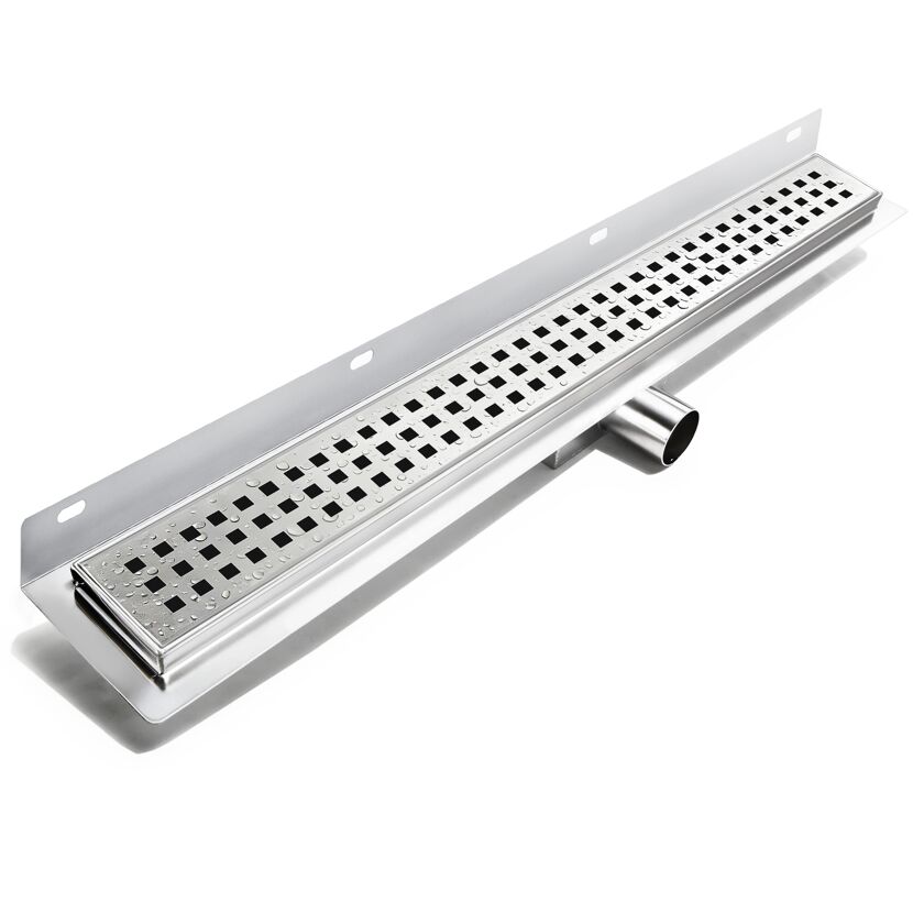 Duschrinne 'Modell G' 50 cm 3-reihig gelocht