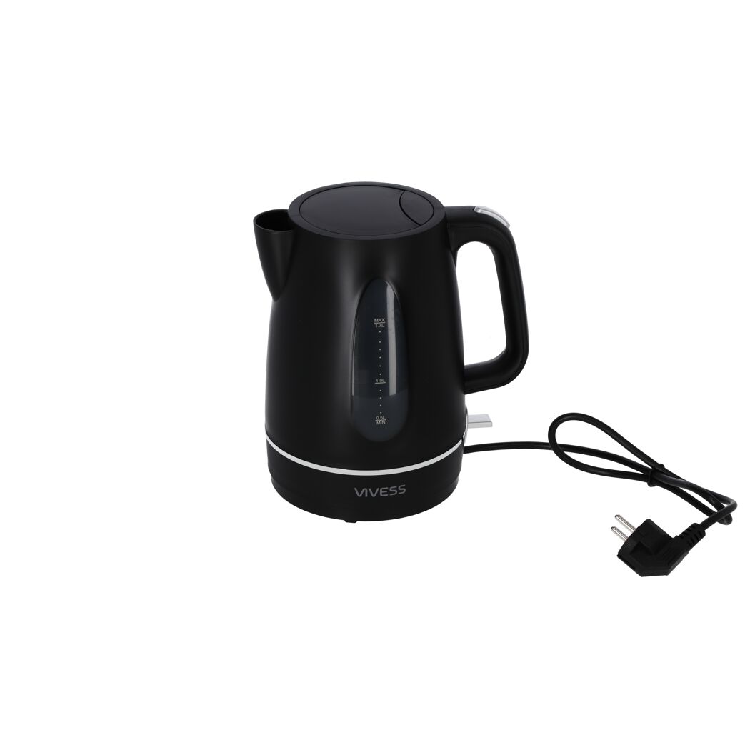 Wasserkocher schwarz 1,7 l 2200 W