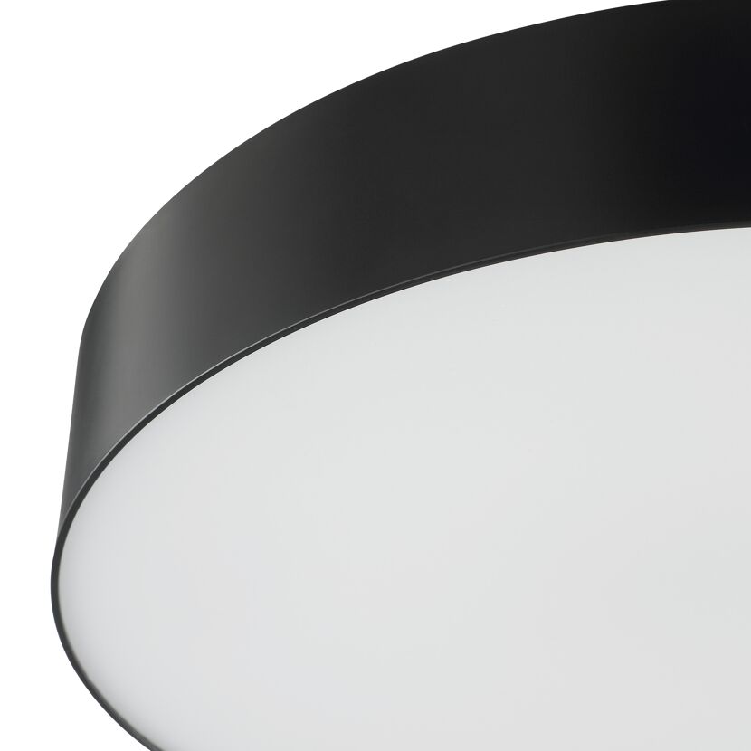 LED-Deckenleuchte 'Samir' schwarz Ø 39 cm