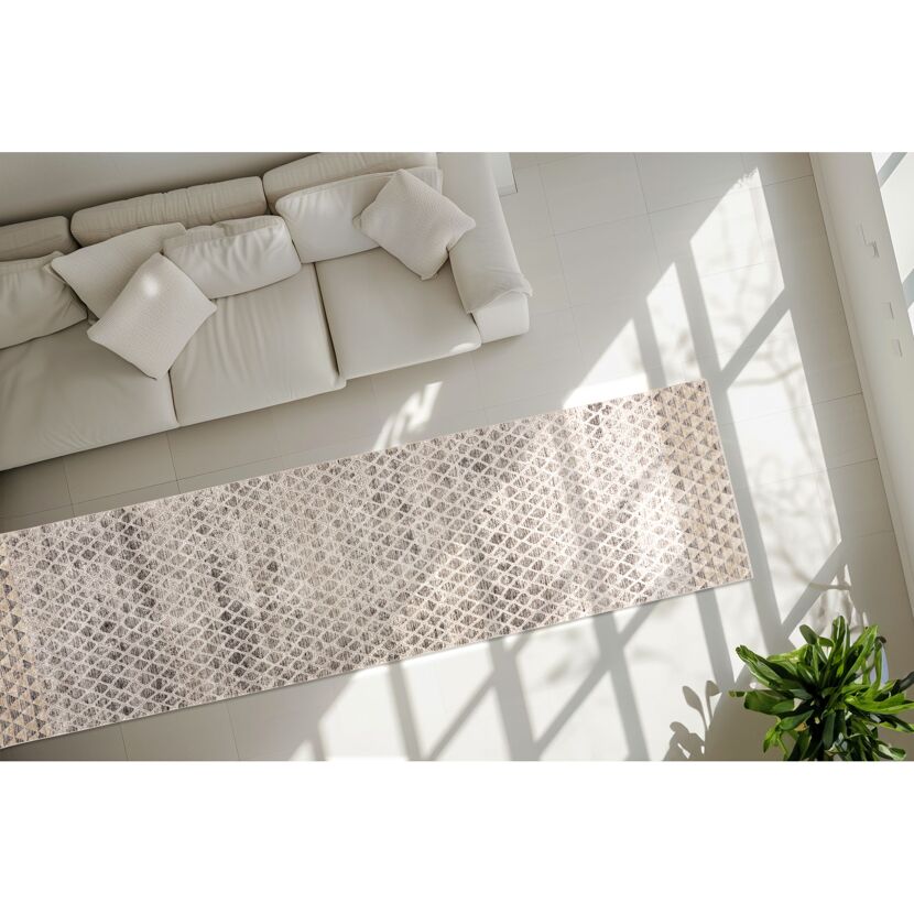 Teppich 'Amora' grau 80 x 300 cm