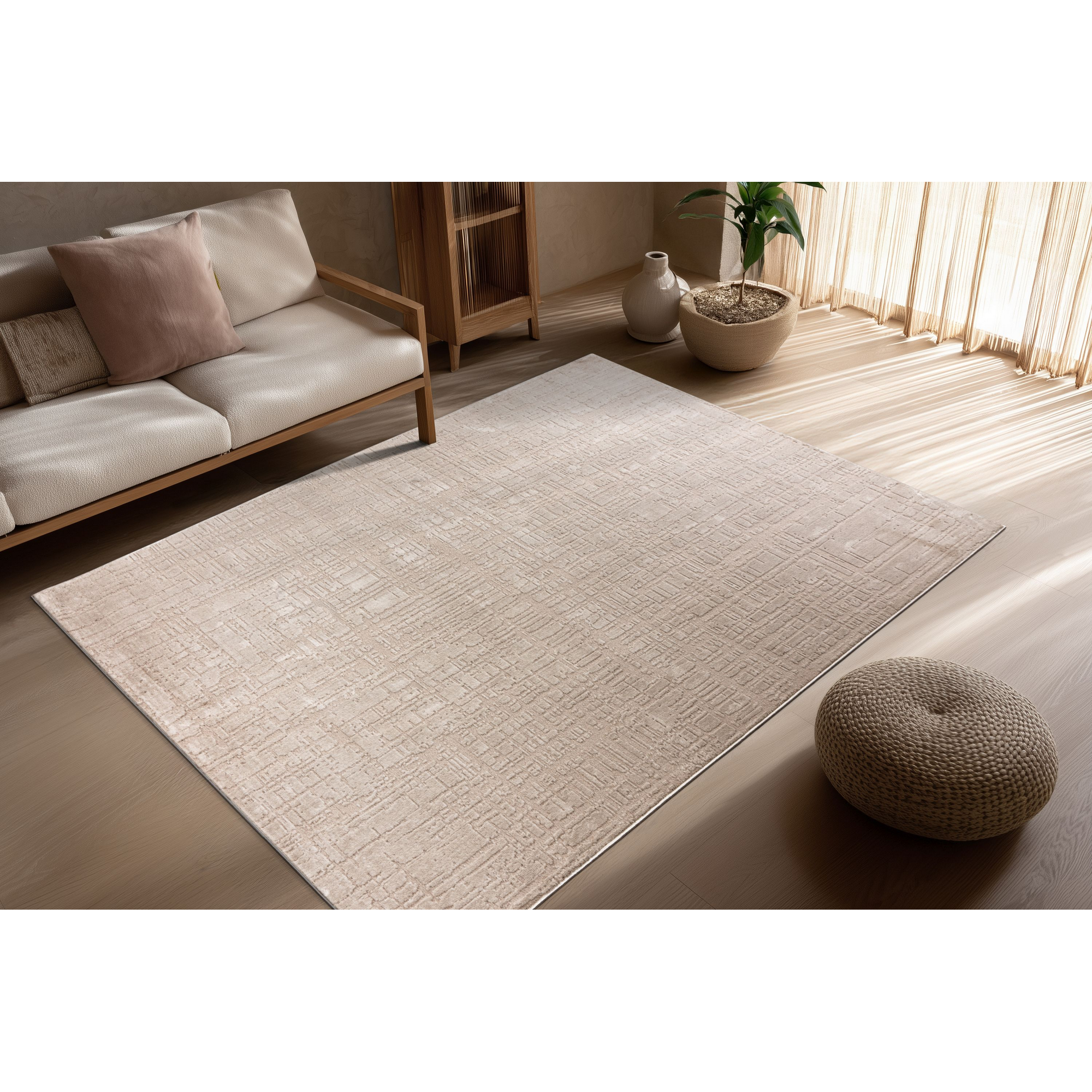 Teppich 'Bandito' beige 160 x 230 cm
