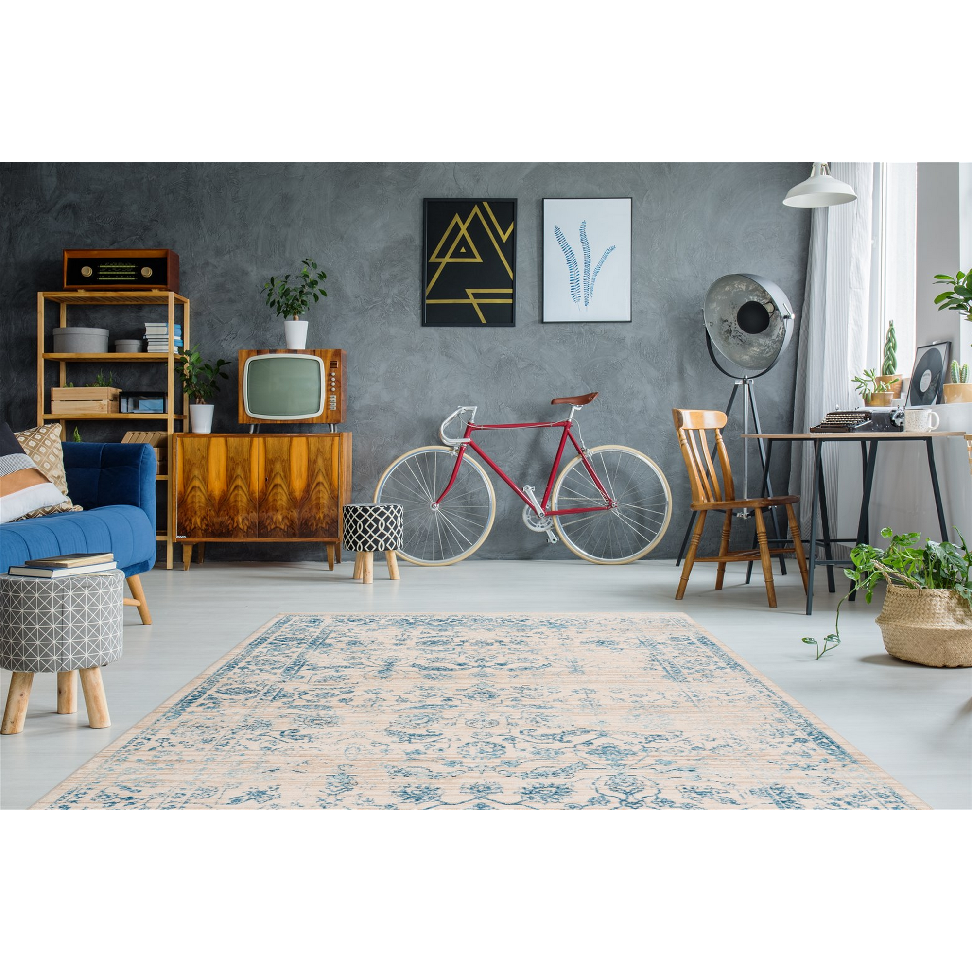 Teppich 'Baroque' multicolor 160 x 230 cm
