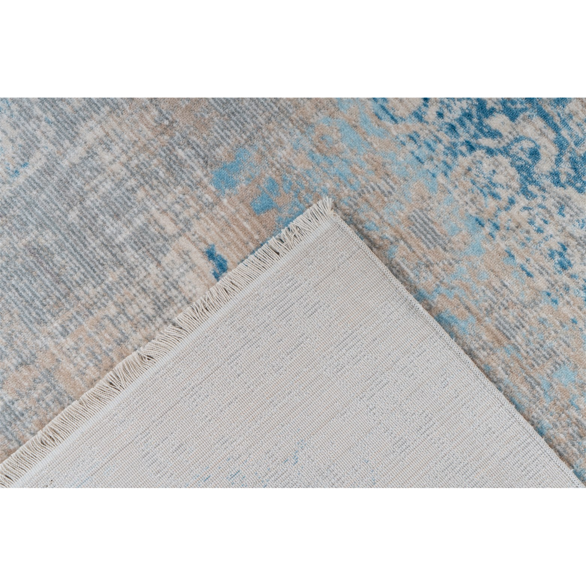 Teppich 'Baroque' grau/türkis 160 x 230 cm