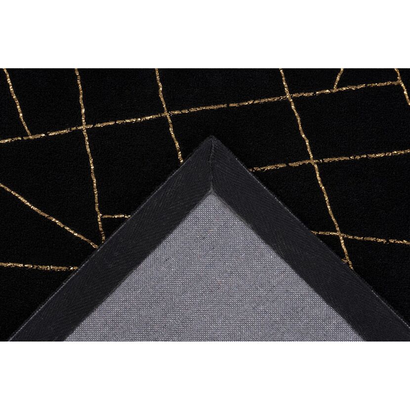 Teppich 'Bijou' schwarz/goldfarben 200 x 290 cm
