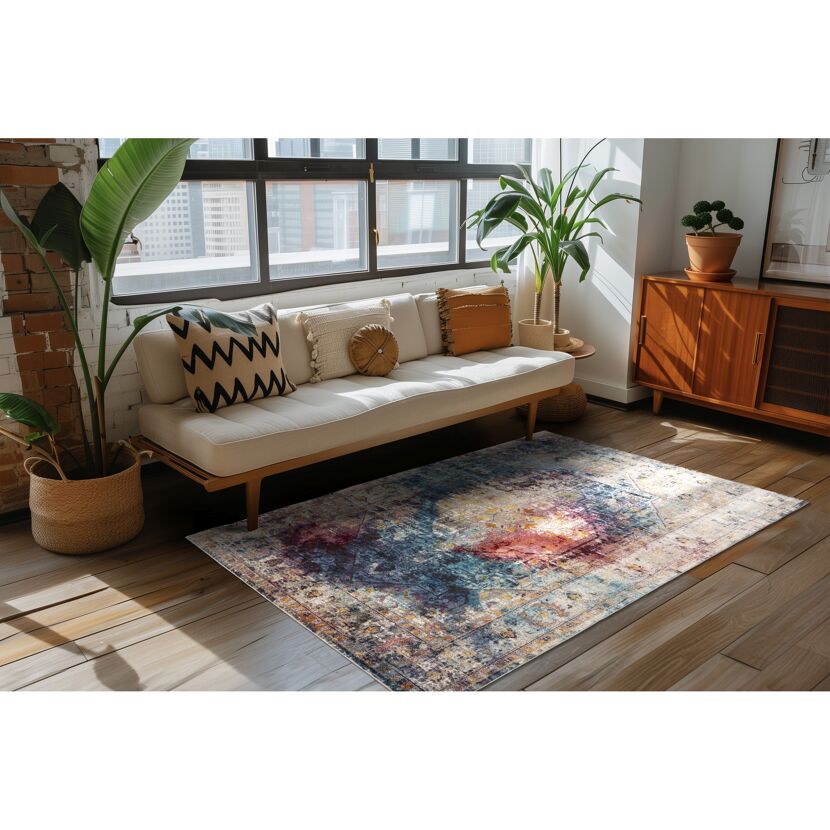 Teppich 'Blazing Star' multicolor 133 x 190 cm