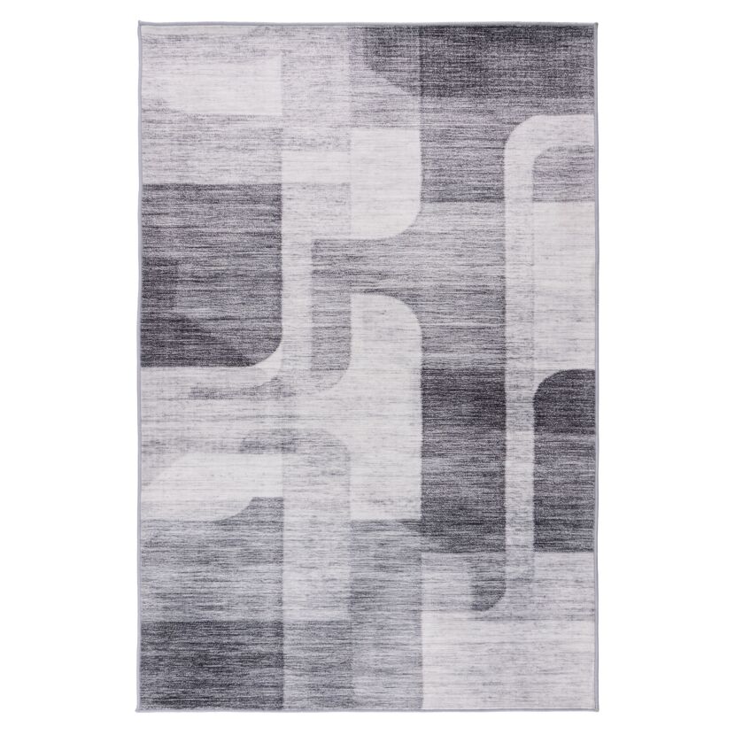 Teppich 'Bluster' silbern 160 x 230 cm