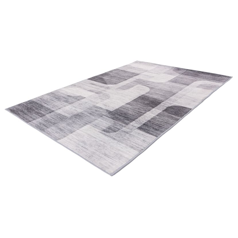 Teppich 'Bluster' silbern 160 x 230 cm