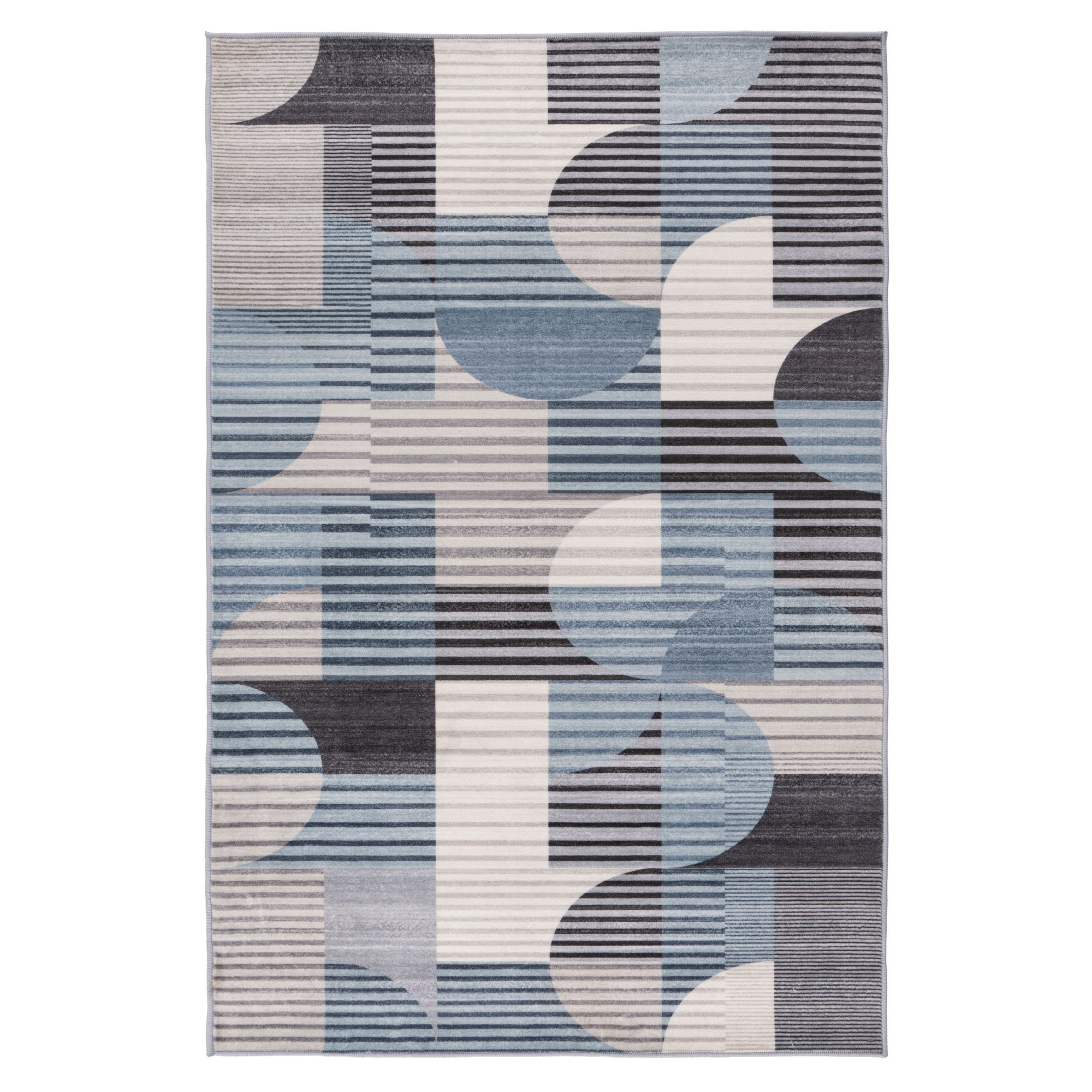 Teppich 'Bluster' blau 160 x 230 cm