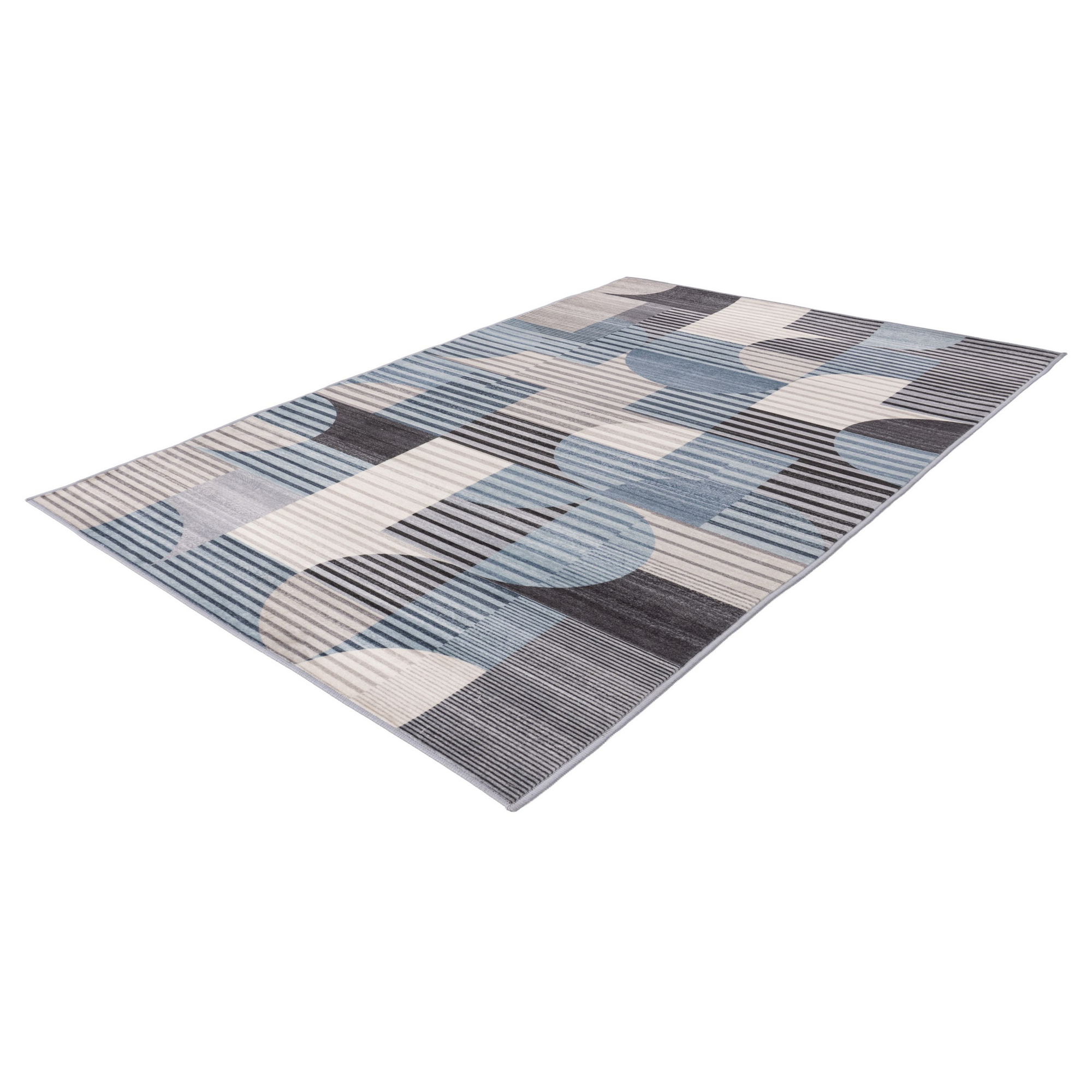 Teppich 'Bluster' blau 160 x 230 cm