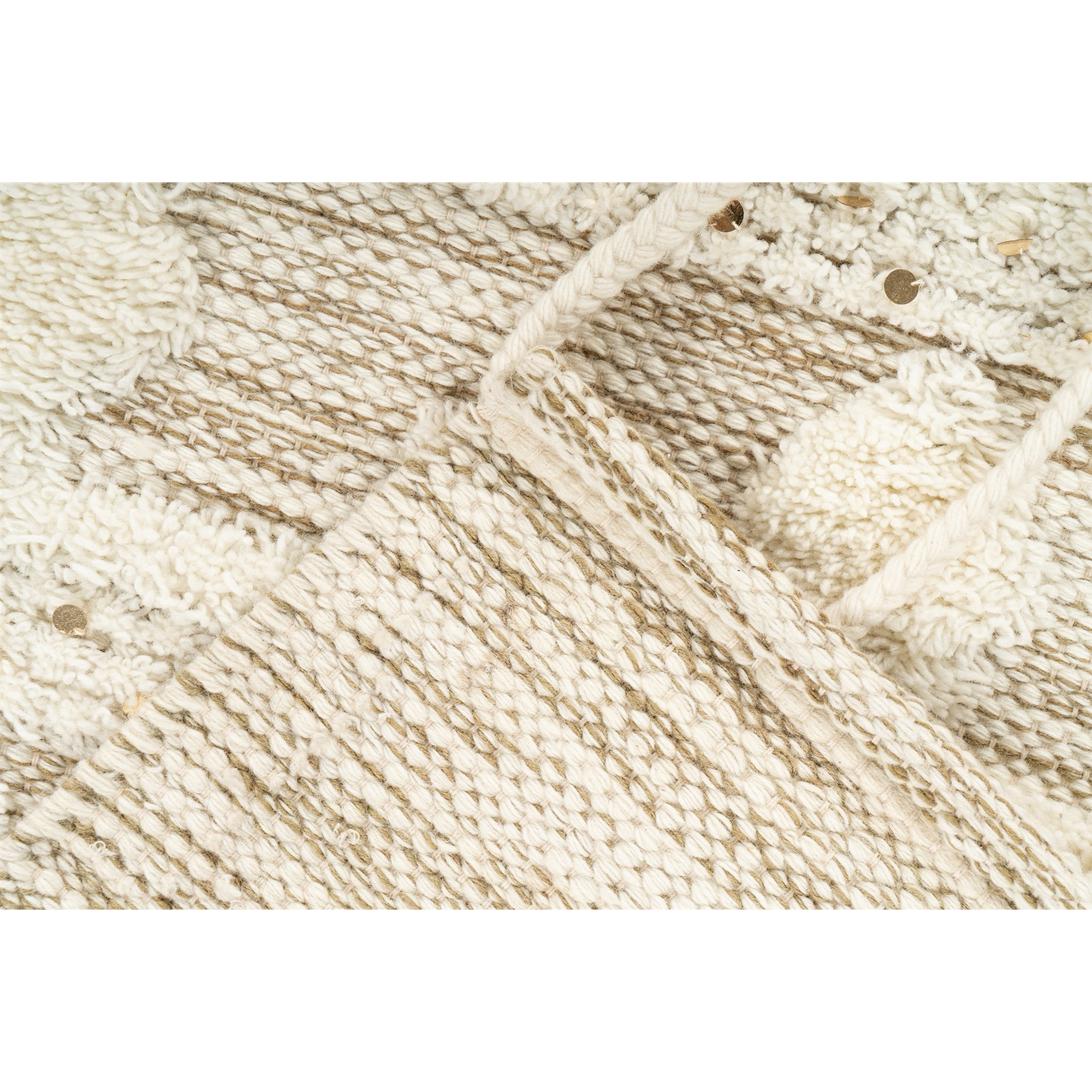 Teppich 'Bohist' creme/khaki 120 x 180 cm