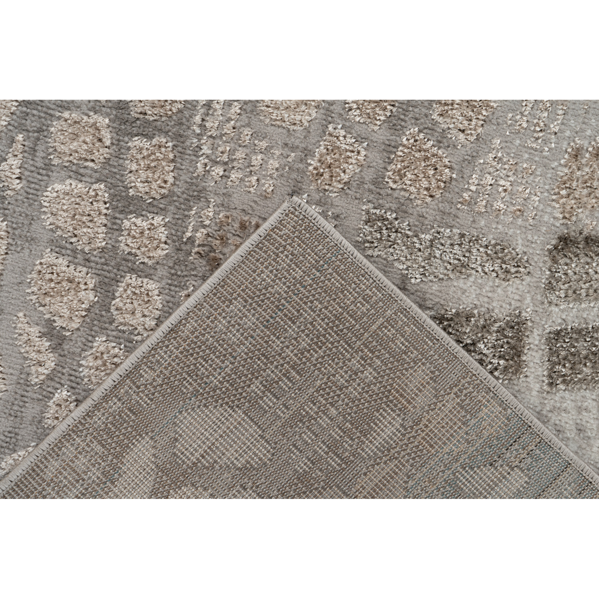 Teppich 'Catcher' silbern/beige 200 x 290 cm
