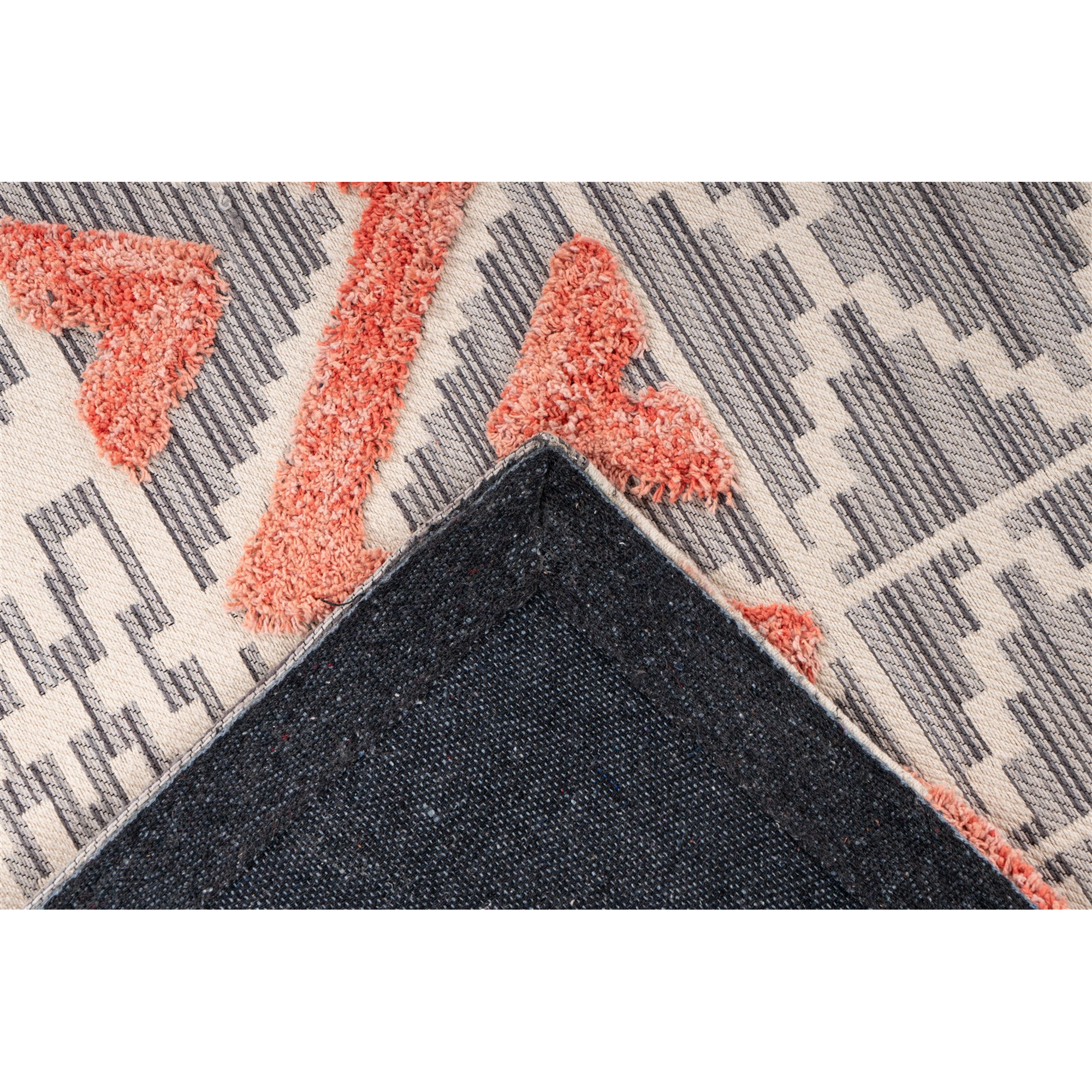 Teppich 'Ethnie' grau/apricot 200 x 290 cm