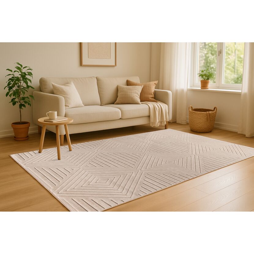 Teppich 'Dreamcatcher' beige 200 x 290 cm
