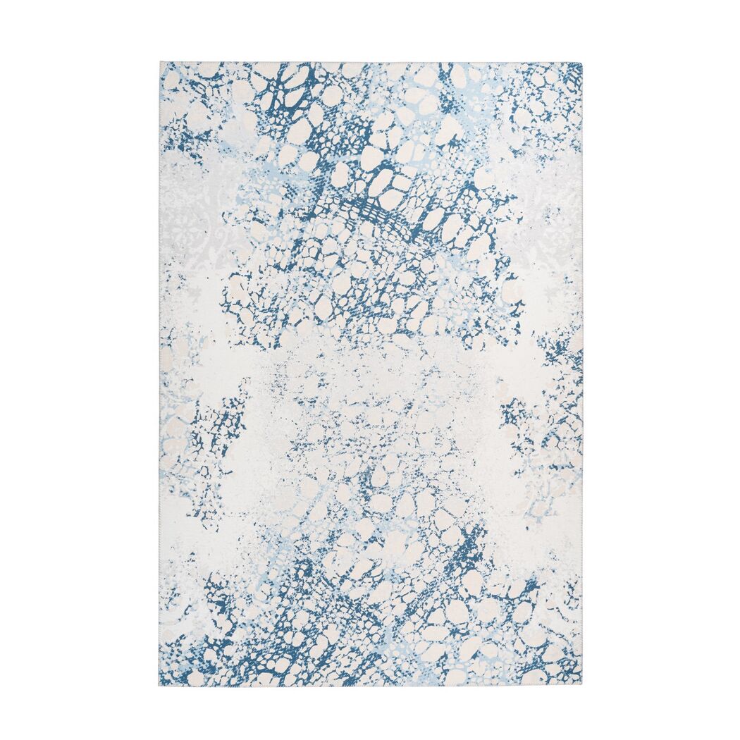 Teppich 'Galay' creme/blau 170 x 240 cm