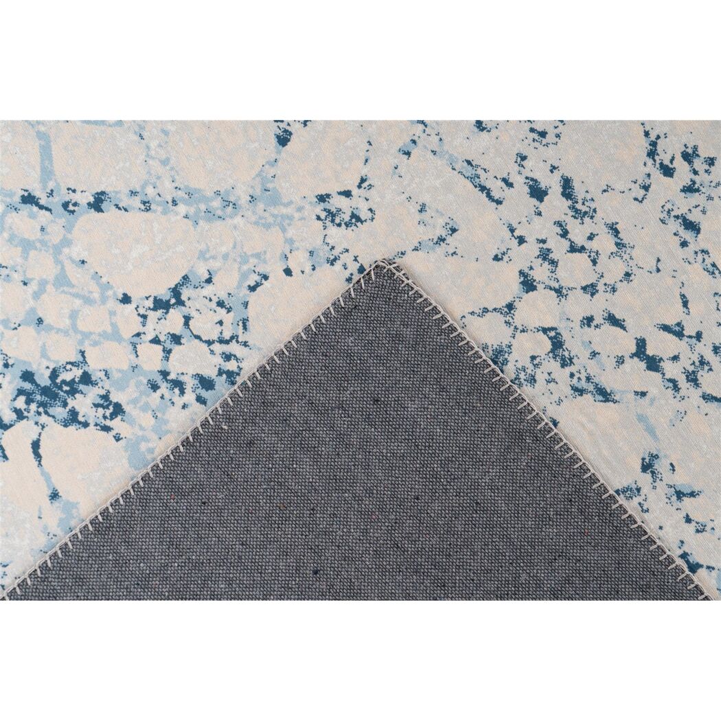 Teppich 'Galay' creme/blau 170 x 240 cm