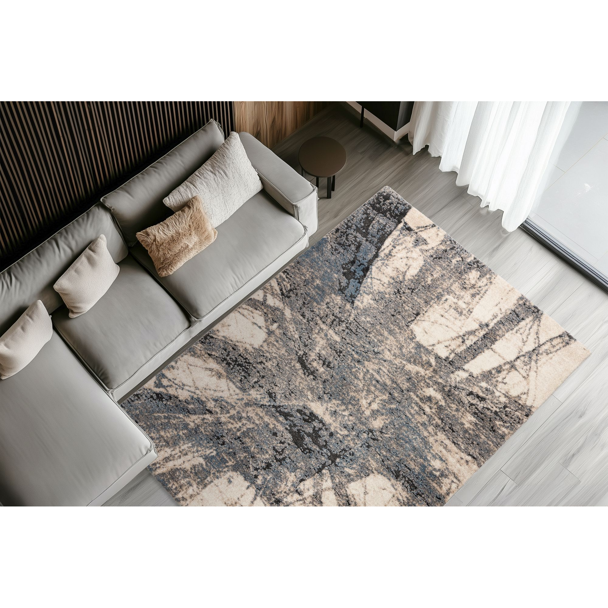 Teppich 'Firenze' blau 140 x 200 cm