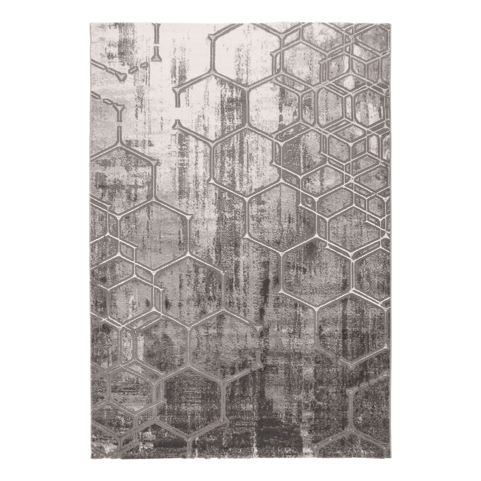 Teppich 'Mineral' silbern 160 x 230 cm