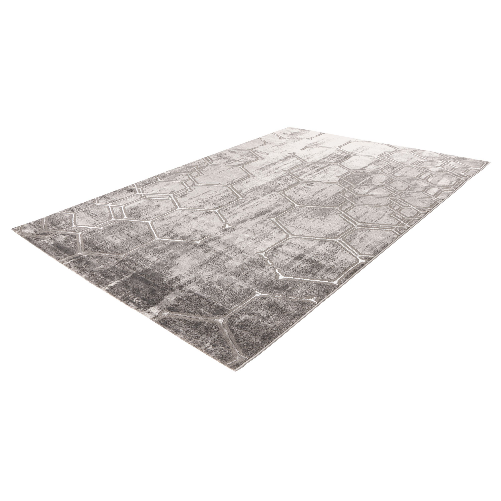 Teppich 'Mineral' silbern 160 x 230 cm