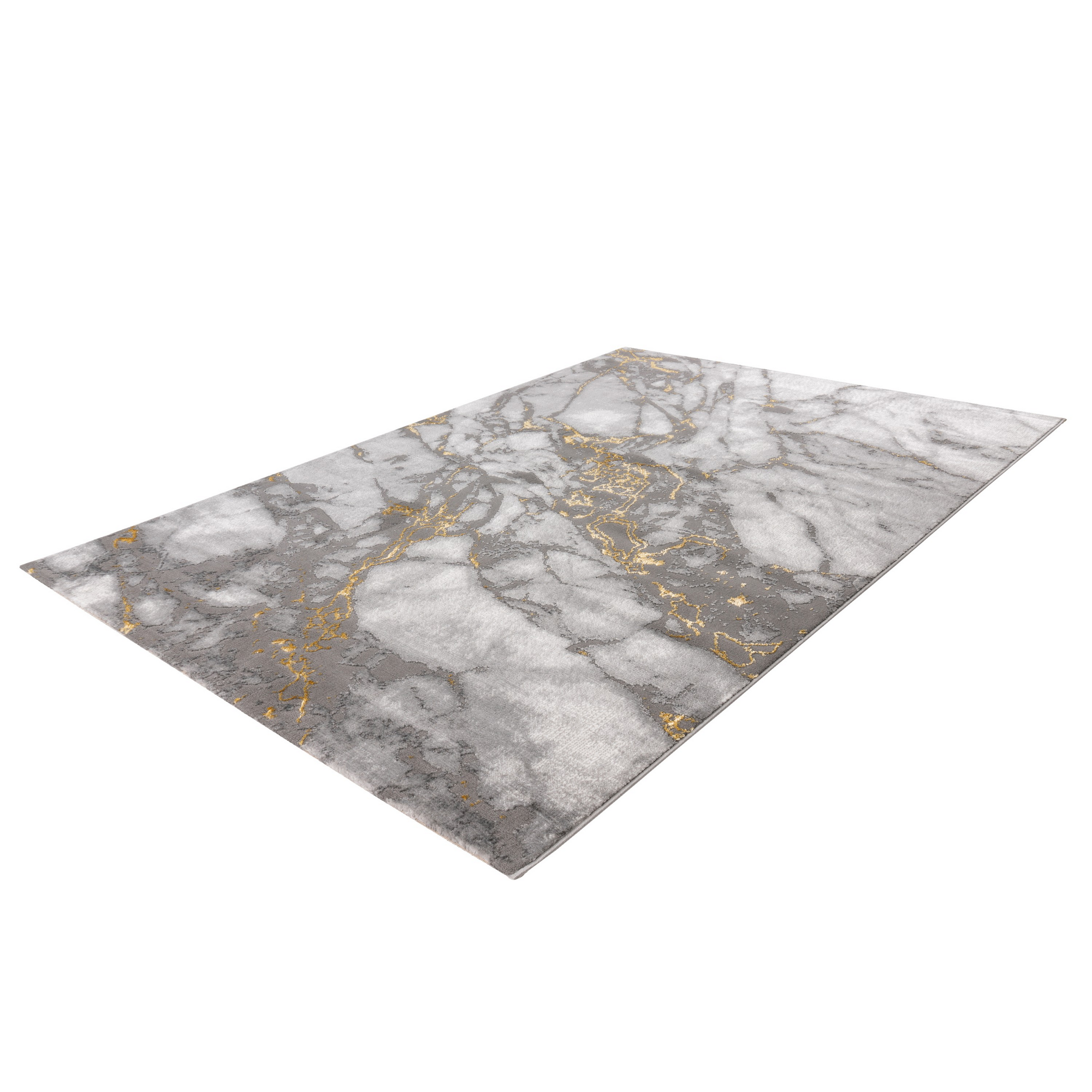Teppich 'Mineral' goldfarben 80 x 300 cm