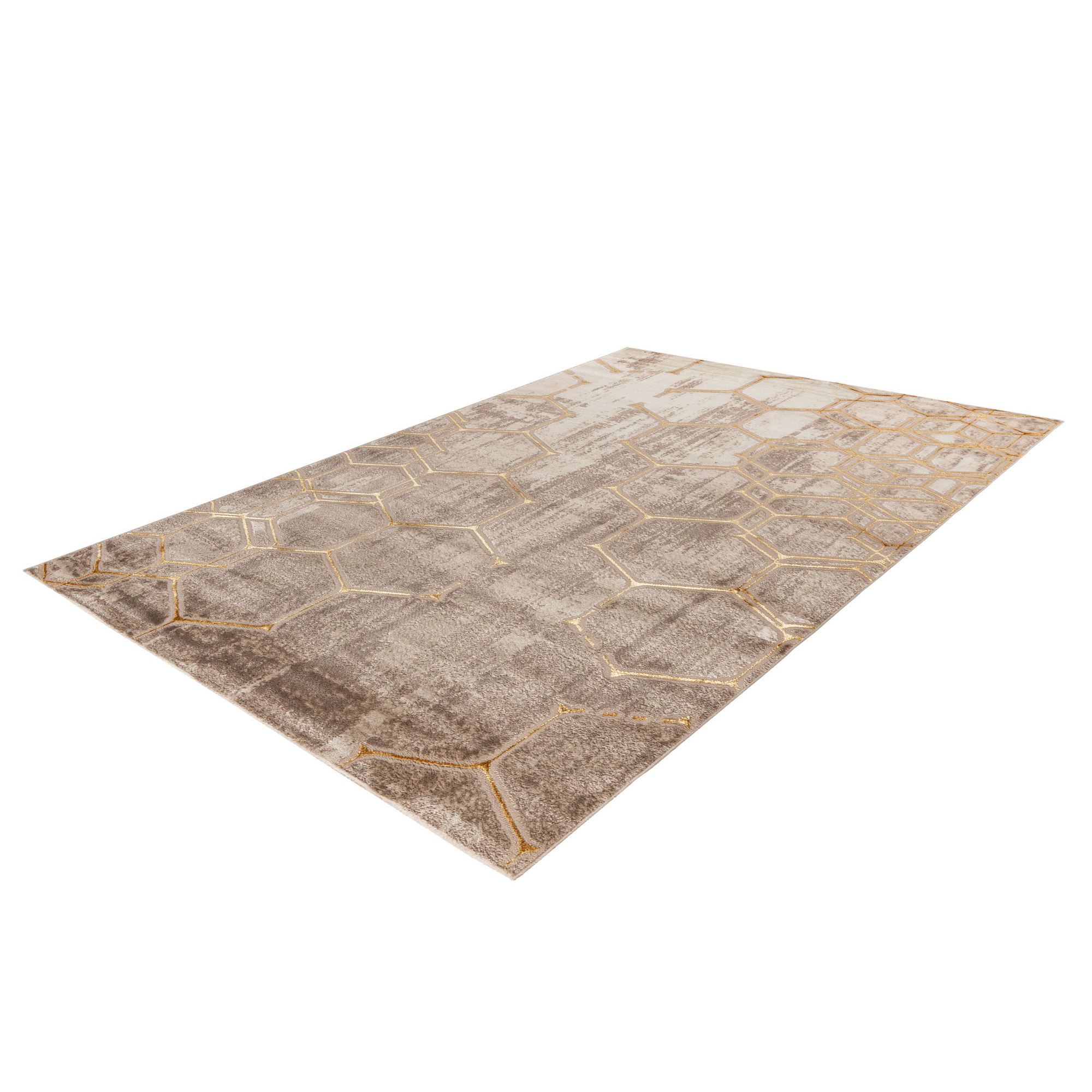 Teppich 'Mineral' beige 80 x 300 cm